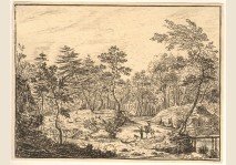 VAN BEMMEL - LANDSCAPE IN A FOREST