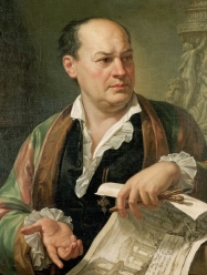Pietro Labruzzi portrait of Giovanni Battista Piranesi